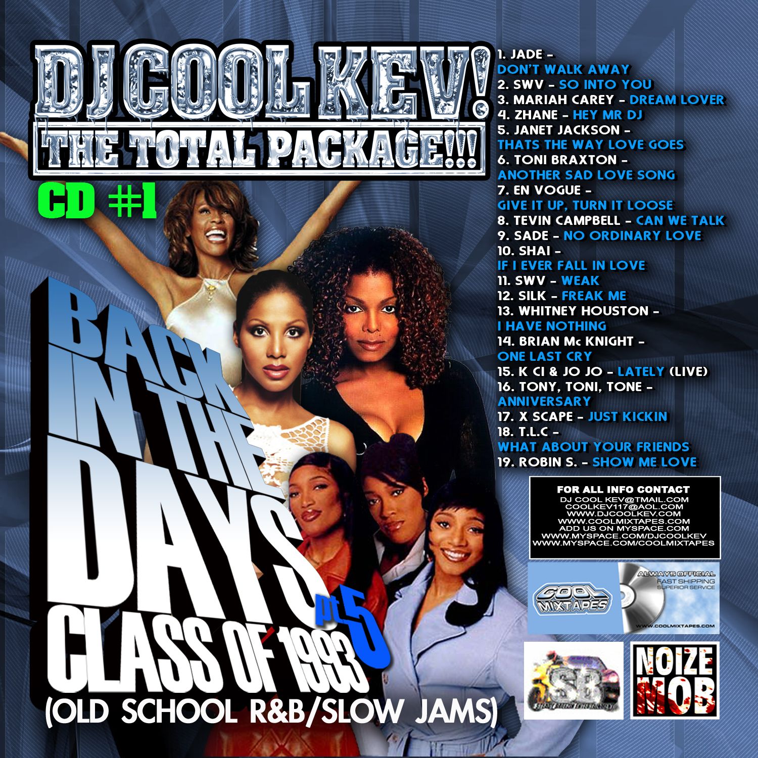 DJ Cool Kev – Back In The Days Pt.5 CD # 1, Old School Downloads, Throwback Downloads, Old School Hip Hop, Old School R&B, Mixtape Downloads