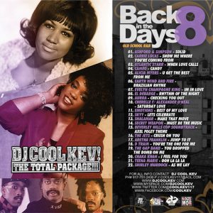 DJ Cool Kev – Back In The Days Pt.8, Old School Downloads, Throwback Downloads, Old School Hip Hop, Old School R&B, Mixtape Downloads