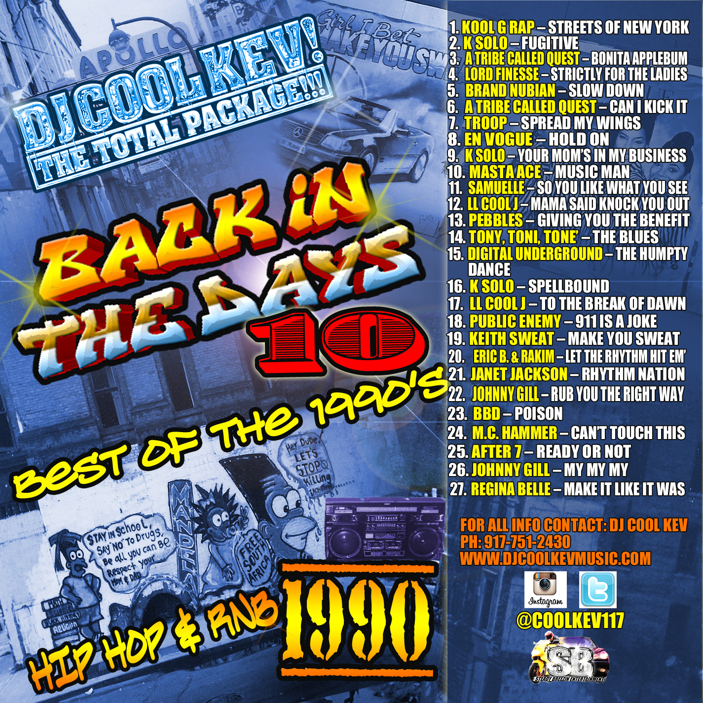 DJ Cool Kev – Back In The Days Pt.10, Old School Downloads, Old School Hip Hop, Old School R&B, R&B, Hip Hop