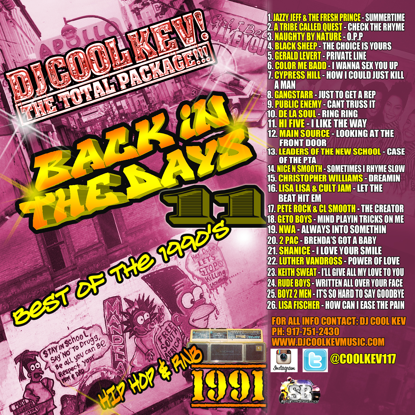 DJ Cool Kev - Back In The Days Pt.11, Old School Downloads, Old School Hip Hop, Old School R&B, Hip Hop, R&B
