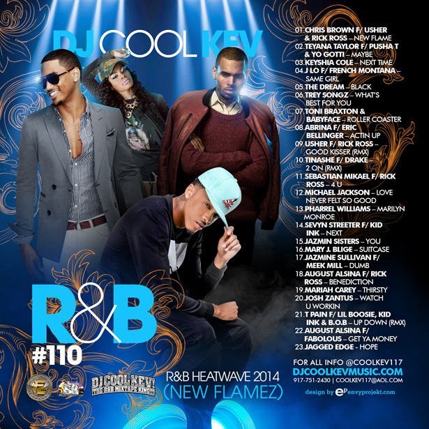 DJ Cool Kev – R&B Vol # 110, R&B, RNB, Throwback R&B, Mixtape Downloads, Downloads
