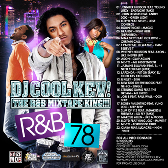 DJ Cool Kev – R&B 78, R&B, RNB, Throwback R&B, Mixtape Downloads, Downloads