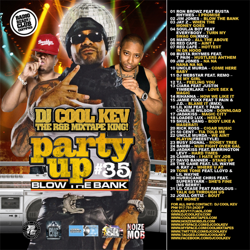 DJ Cool Kev – Party Up 35, Hip Hop, R&B, Throwback Hip Hop, Mixtape Downloads, Downloads