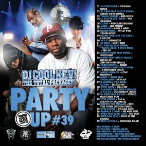DJ Cool Kev – Party Up 39, Hip Hop, R&B, Throwback Hip Hop, Mixtape Downloads, Downloads