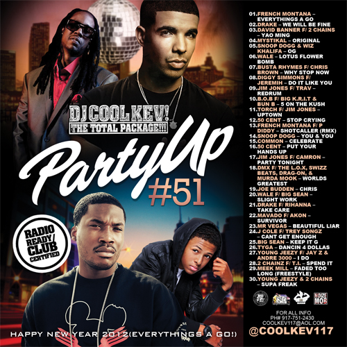 DJ Cool Kev – Party Up 51, Hip Hop, Throwback Hip Hop, Mixtape Downloads, Downloads, Rap