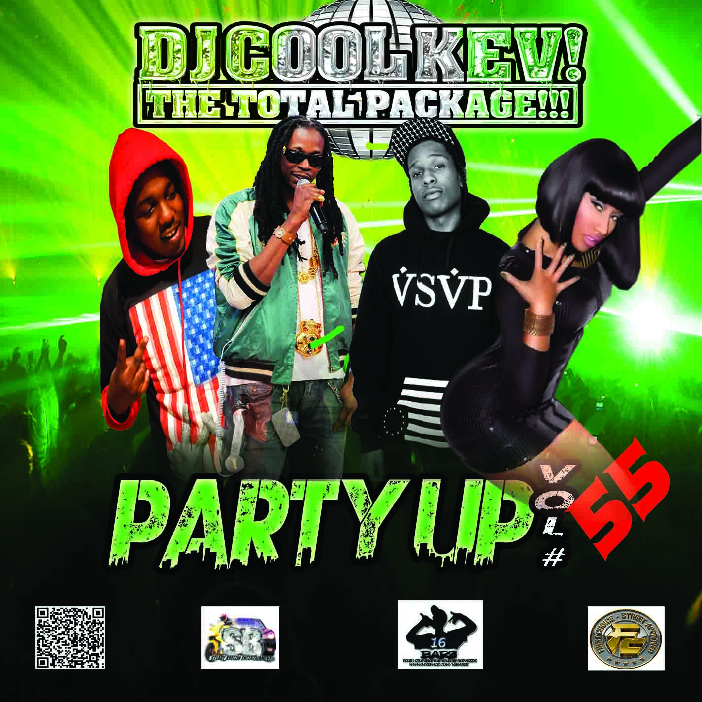 DJ Cool Kev – Party Up 55, Hip Hop, Throwback Hip Hop, Mixtape Downloads, Downloads, Rap