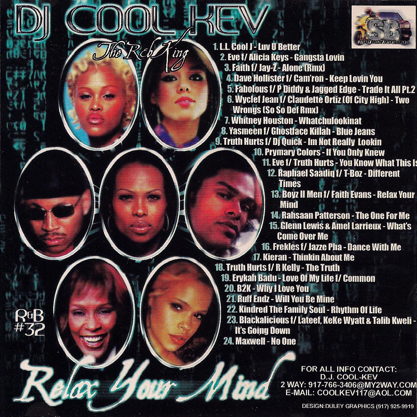 DJ Cool Kev – R&B 32, R&B, RNB, Throwback R&B, Mixtape Downloads, Downloads