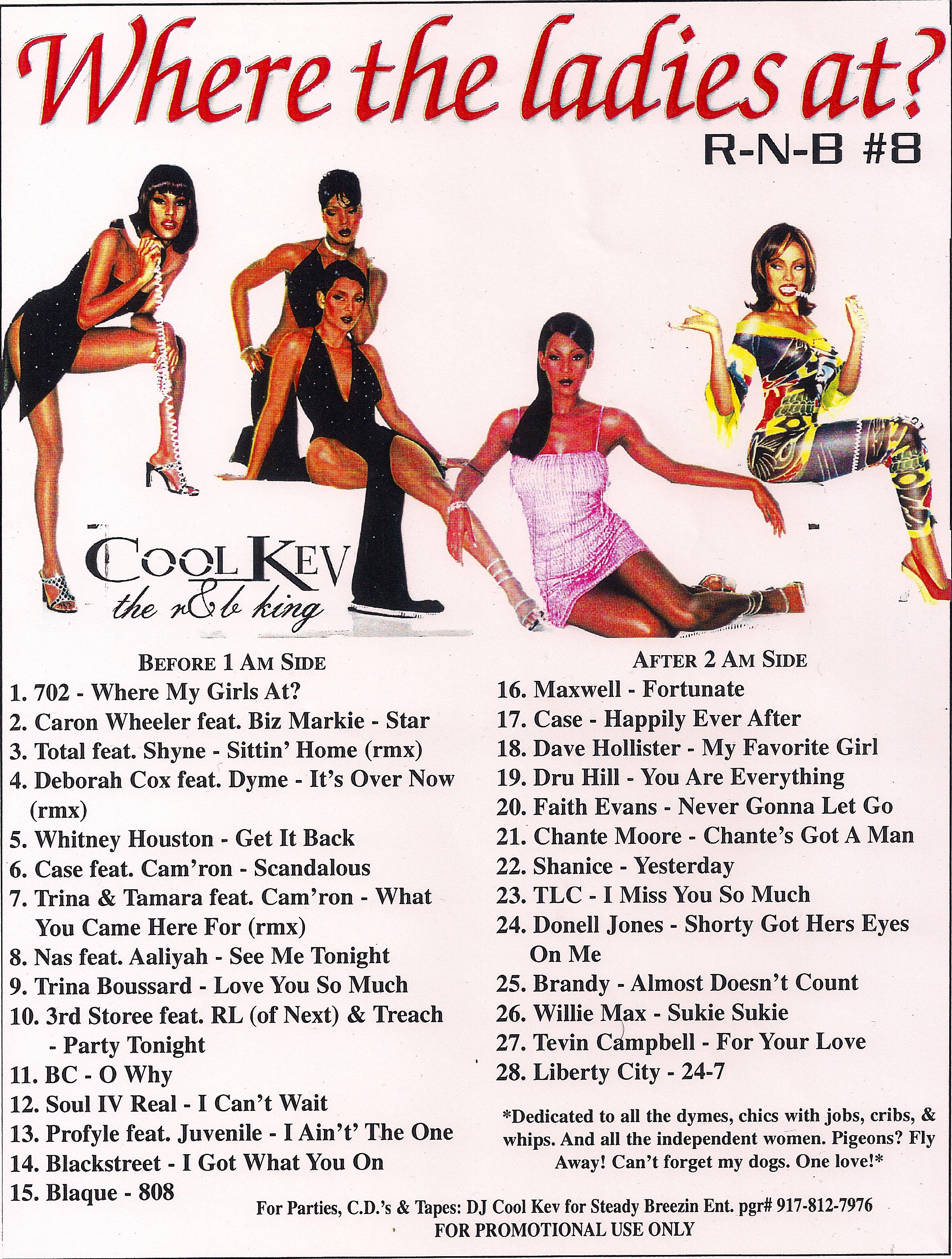 DJ Cool Kev – R&B 8, R&B, RNB, Throwback R&B, Mixtape Downloads, Downloads
