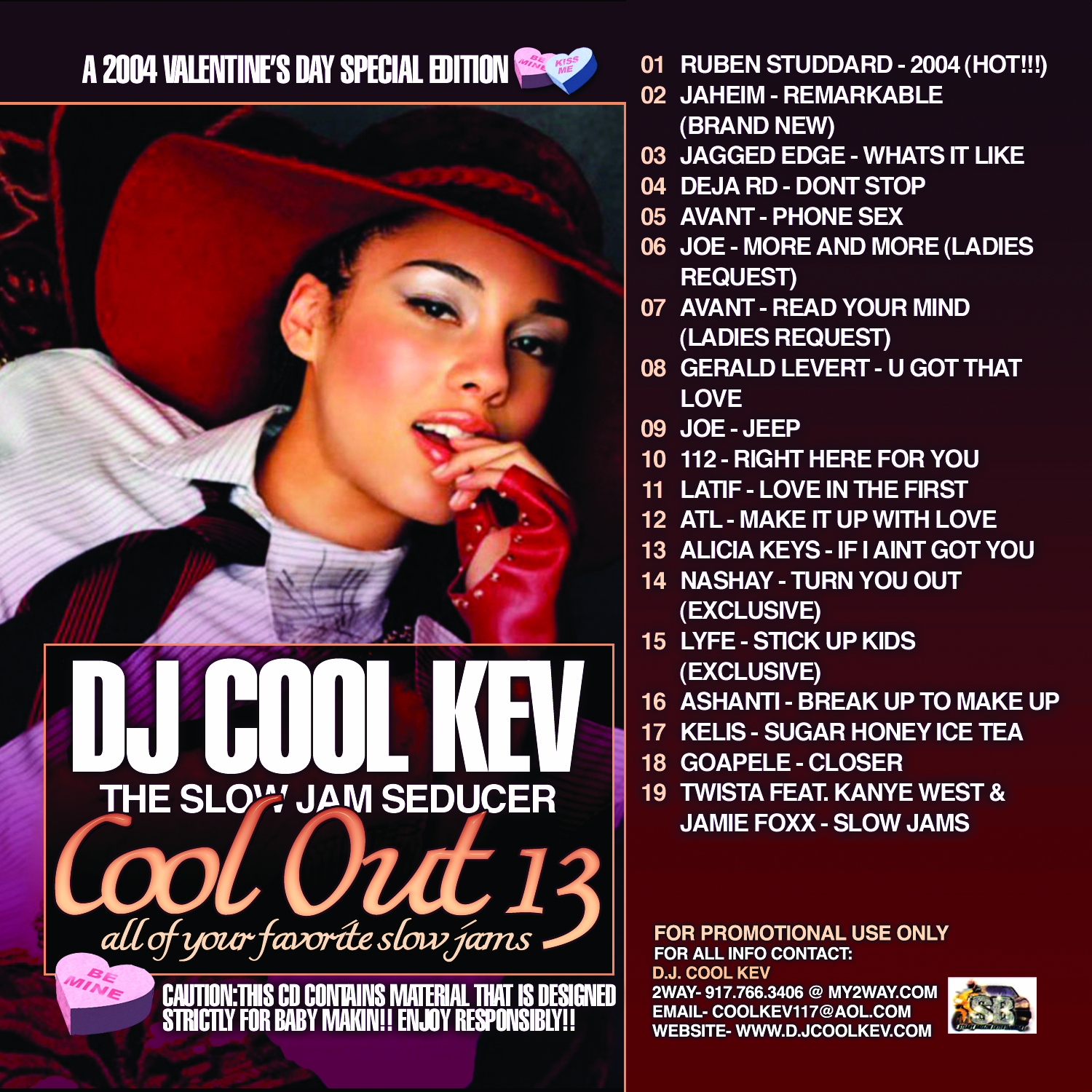 DJ Cool Kev – Coolout 13, R&B, Slow Jams, Throwback R&B, Mixtape Downloads, Downloads