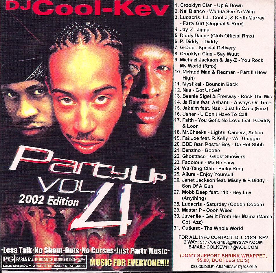 DJ Cool Kev – Party Up 4, Hip Hop, R&B, Throwback Hip Hop, Mixtape Downloads, Downloads