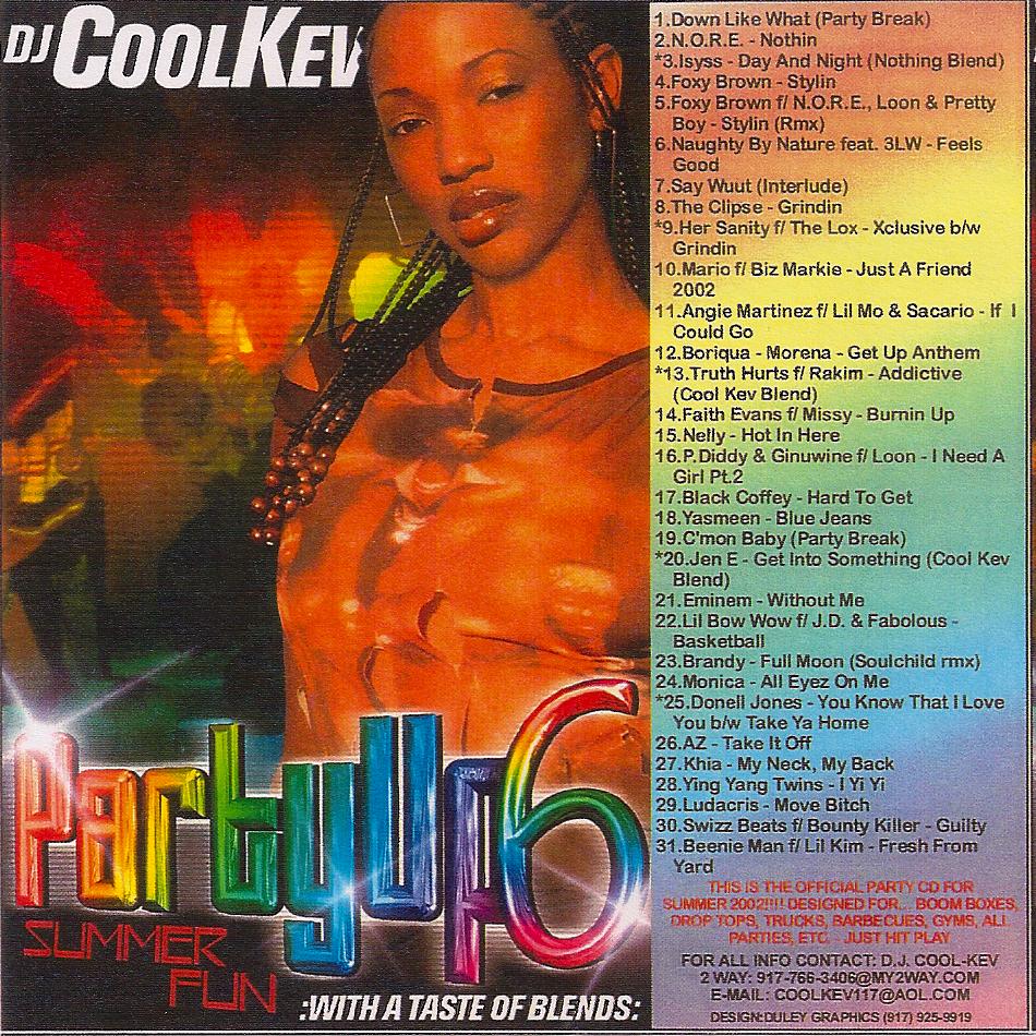 DJ Cool Kev – Party Up 6, Hip Hop, R&B, Throwback Hip Hop, Mixtape Downloads, Downloads