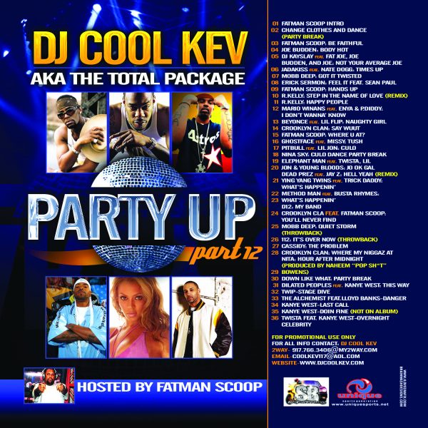 DJ Cool Kev – Party Up 12, Hip Hop, R&B, Throwback Hip Hop, Mixtape Downloads, Downloads