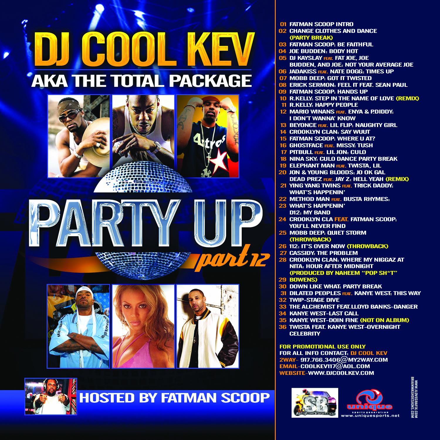 DJ Cool Kev – Party Up 12, Hip Hop, R&B, Throwback Hip Hop, Mixtape Downloads, Downloads