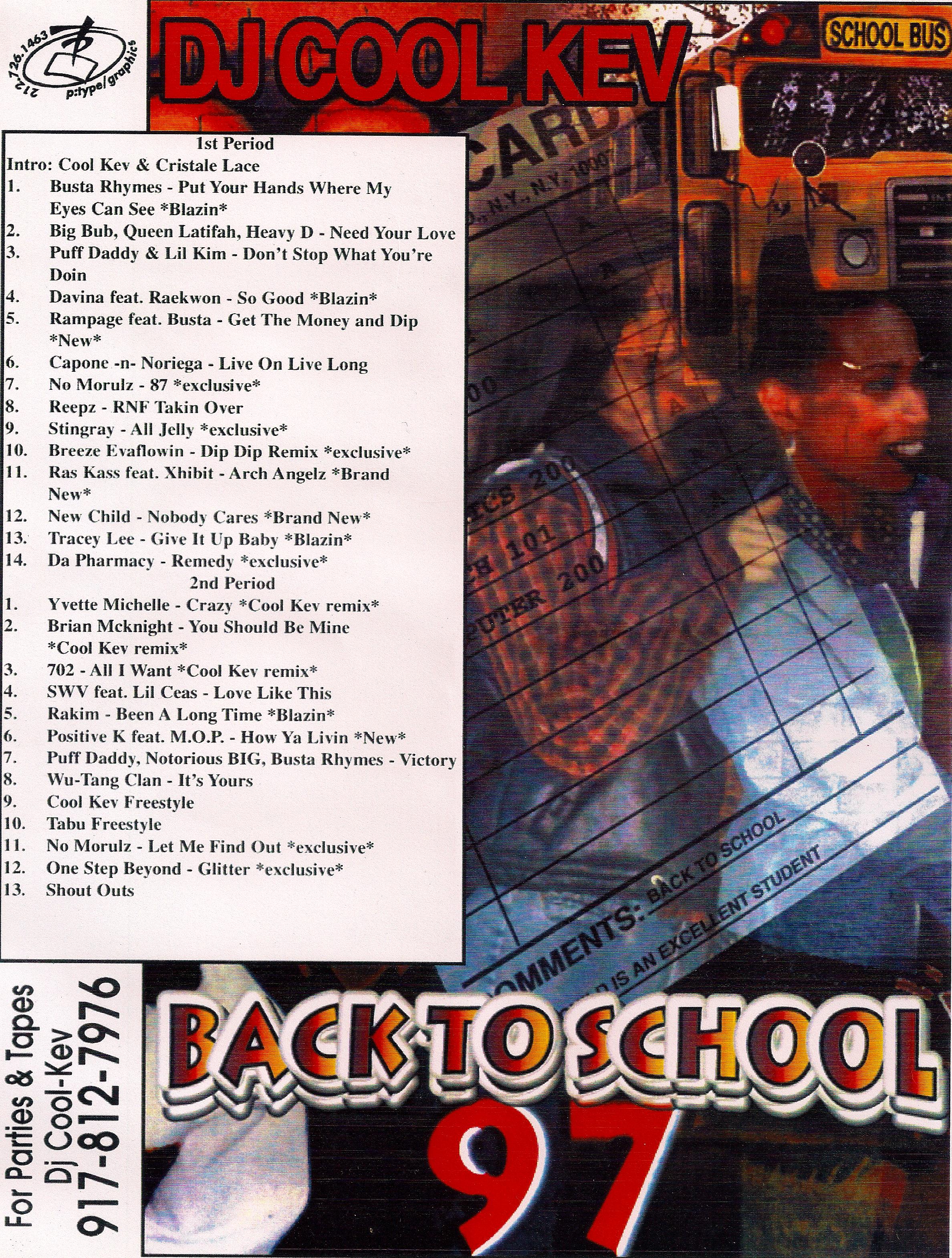 DJ Cool Kev - Back To School 97, Hip Hop, Throwback Hip Hip, Mixtape Downloads, Hip Hop Downloads, Rap