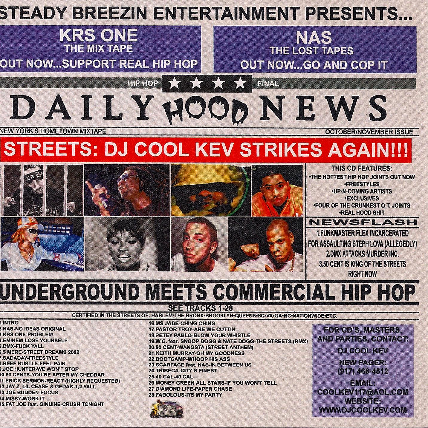 DJ Cool Kev – Daily Hood News, Hip Hop, Throwback Hip Hop, Mixtape Downloads, Downloads,