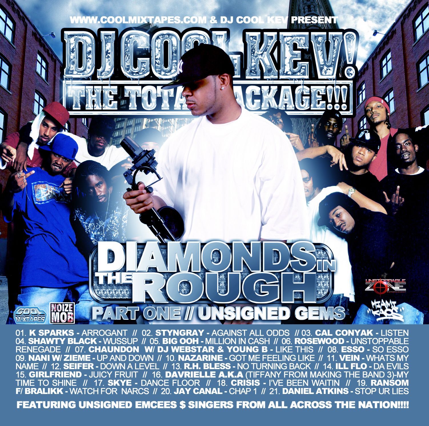 DJ Cool Kev – Diamonds In The Rough Pt.1(Throwback), Hip Hop, Unsigned, Throwback Hip Hop, Mixtape Downloads, Downloads