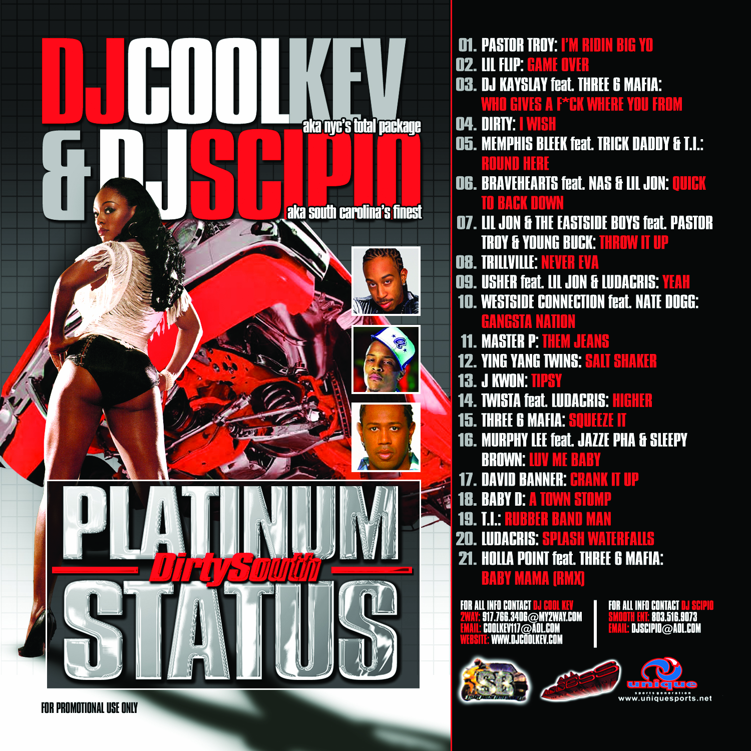 DJ Cool Kev & DJ Scipio- Dirty South Platinum Status (Throwback), Hip Hop, Dirty South, Mixtape Downloads, Downloads,