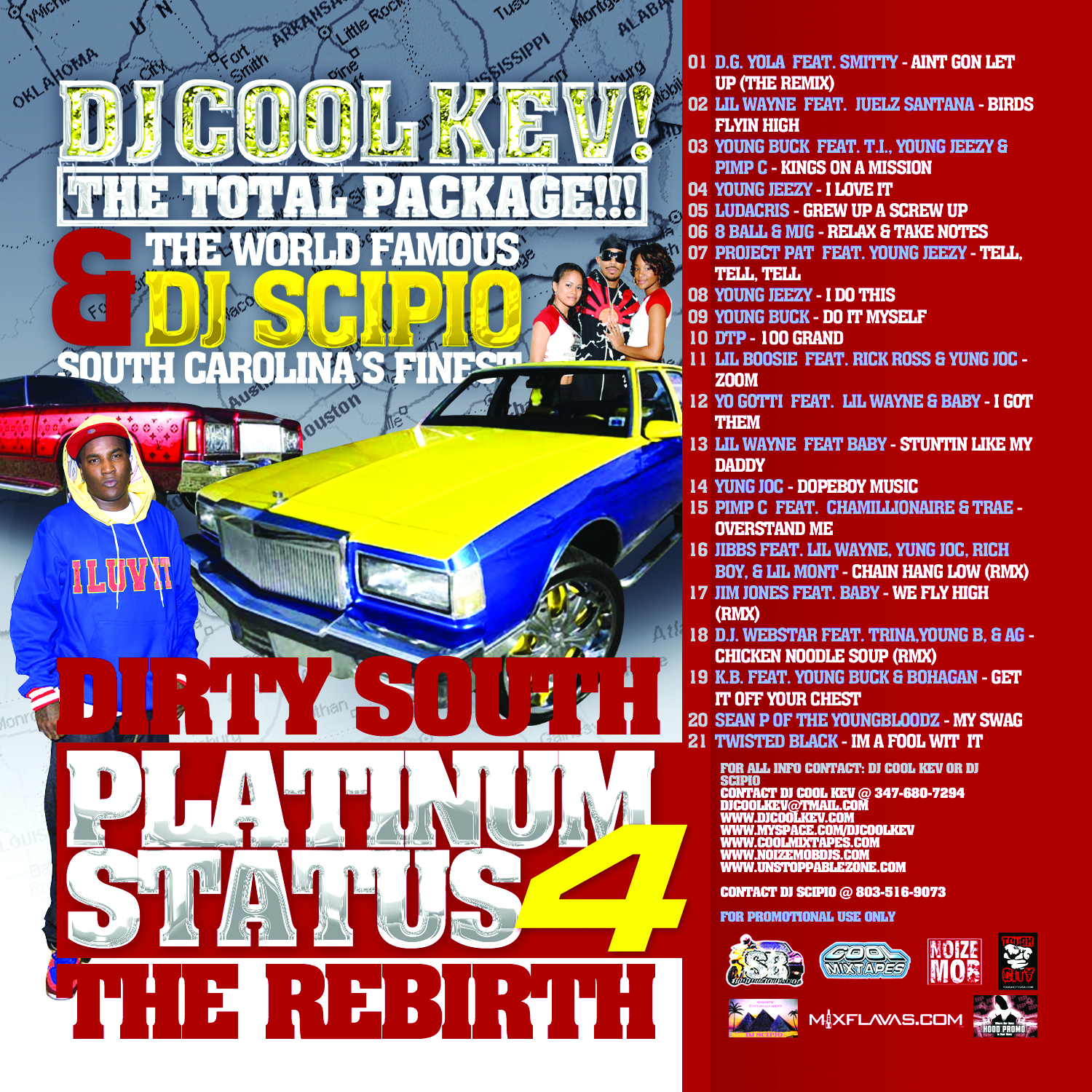 DJ Cool Kev – Dirty South Platinum Status Pt 4 (Throwback), Hip Hop, Dirty South, Throwback Hip Hop, Mixtape Downloads, Downloads