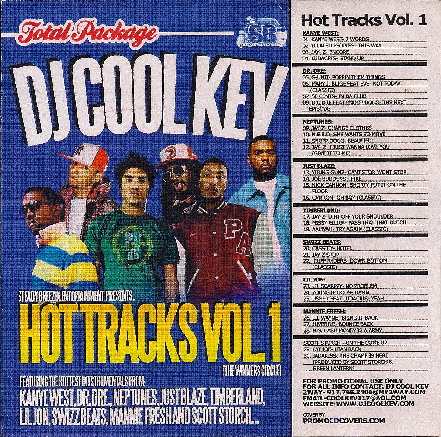DJ Cool Kev – Hot Tracks Vol # 1 (Instrumentals), Hip Hop, Instrumentals, Hip Hop Instrumentals, Downloads, Mixtape Downloads