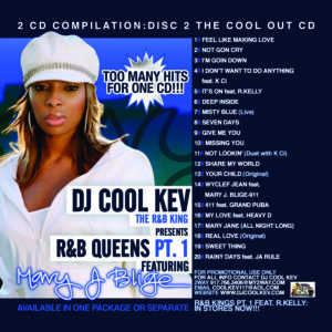 DJ Cool Kev – Best Of Mary J Blige CD # 2, R&B, RnB, Mixtape Downloads, Downloads, Best Of