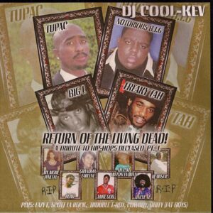 DJ Cool Kev – Return Of The Living Dead, Hip Hop, Throwback Hip Hop, Mixtape Downloads, Downloads, 2Pac