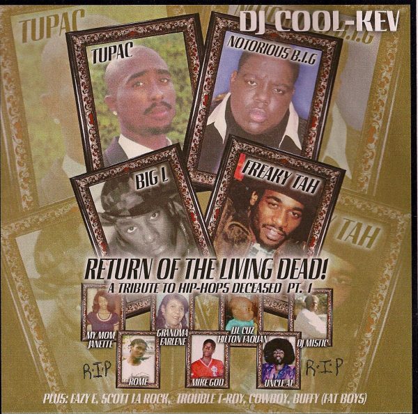 DJ Cool Kev – Return Of The Living Dead, Hip Hop, Throwback Hip Hop, Mixtape Downloads, Downloads, 2Pac