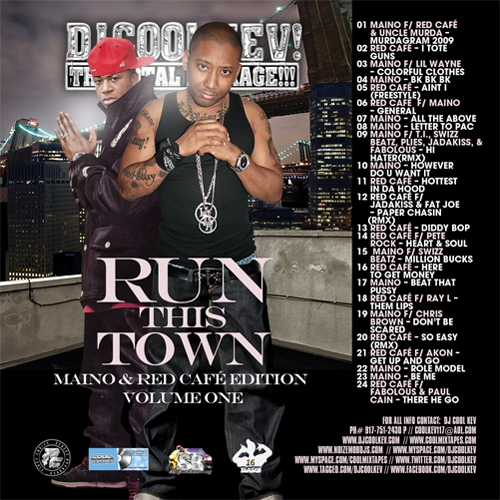 DJ Cool Kev – Run This Town (Maino & Red Cafe), Hip Hop, Throwback Hip Hop, Mixtape Downloads, Downloads, Rap