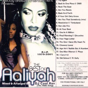DJ Cool Kev – Best Of Aaliyah, R&B, RnB, Mixtape Downloads, Downloads,